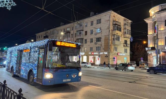 В новогоднюю ночь в Туле будут работать три автобусных маршрута
