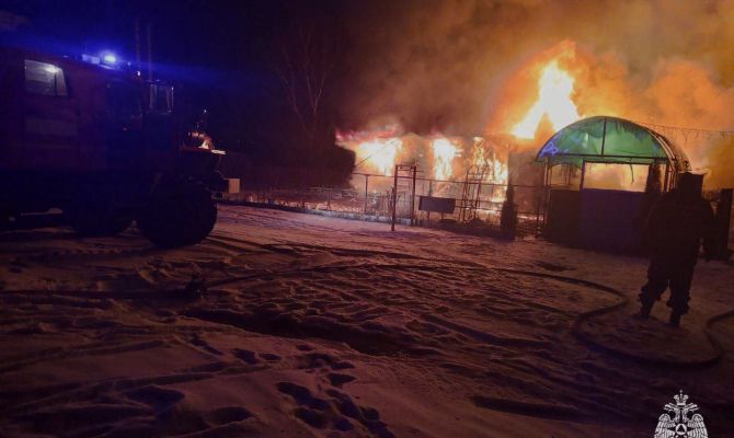 Под Веневом на пожаре погибла пенсионерка