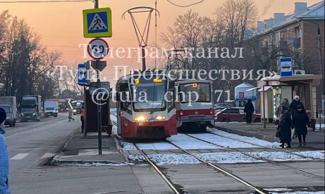 Утром 27 февраля в Туле "встали" трамваи