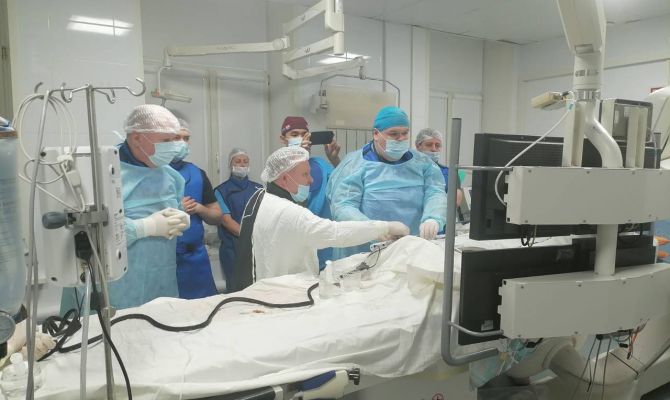 В Тульской области успешно провели операцию при помощи ротационной атерэктомии