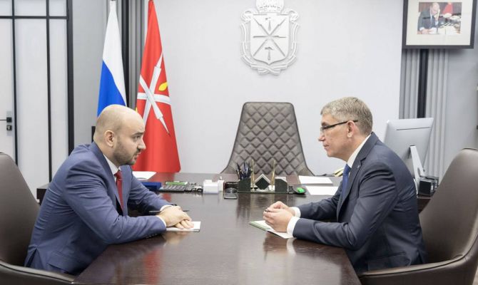 Дмитрий Миляев провел рабочую встречу с губернатором Самарской области Вячеславом Федорищевым