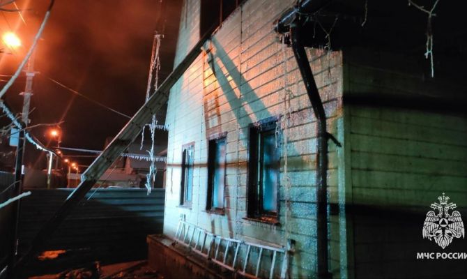 В тульском Заречье на пожаре пострадала женщина