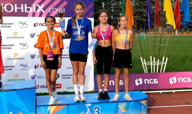 Юные тулячки завоевали "бронзу" на Всероссийских соревнованиях по легкой атлетике