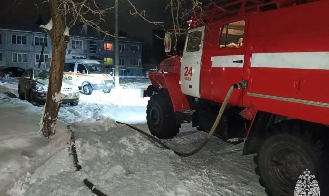 На пожаре в Плавском районе погиб мужчина