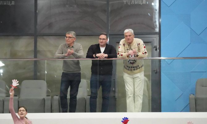 Дмитрий Миляев посетил матч "Тулицы" и "Динамо"