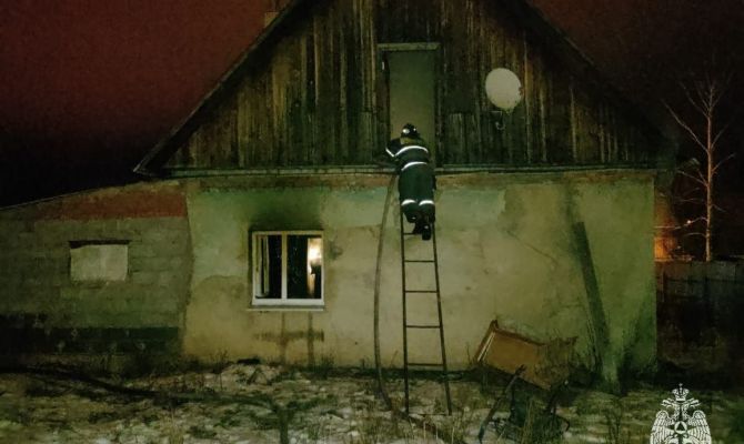 На пожаре в Алексине погиб 35-летний мужчина