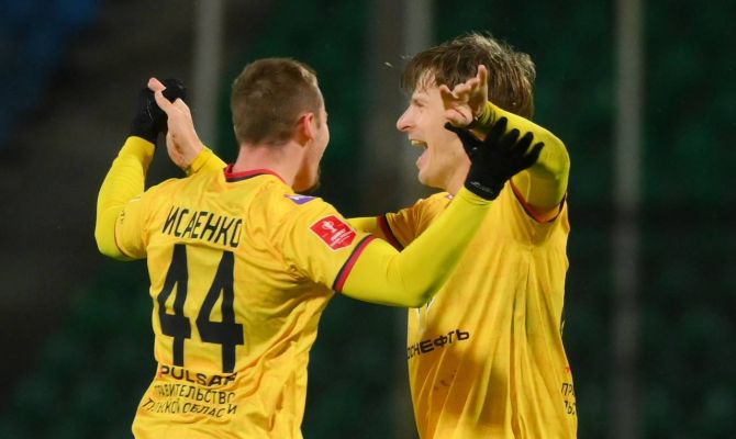 Тульский "Арсенал" обыграл "Сокол" со счетом 1:0