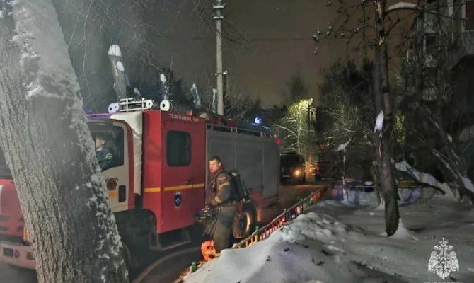 В Туле на пожаре в многоэтажке спасли одного человека и эвакуировали 5 жильцов