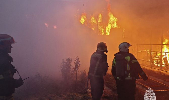 В Тульской области за сутки потушили два техногенных пожара