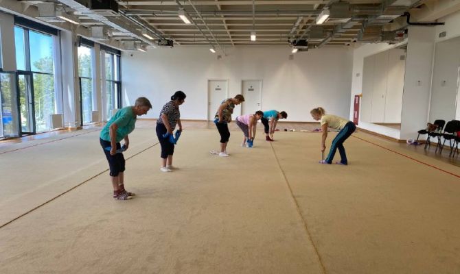 В ФОКе в Заречье проходят бесплатные занятия для пожилых туляков