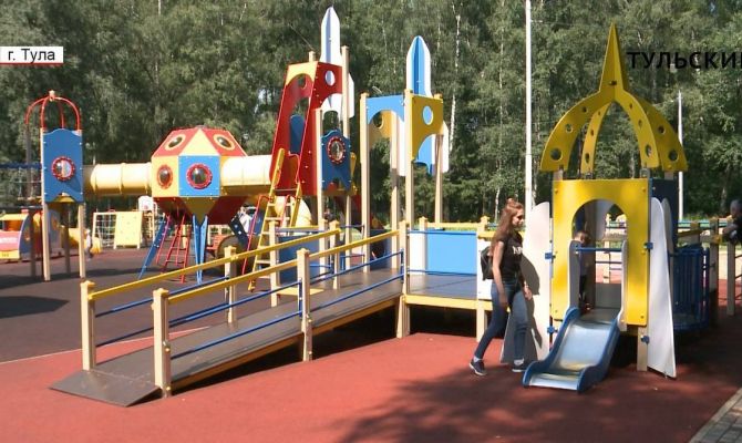 В Туле появилась площадка для детей с ограниченными возможностями. РЕПОРТАЖ
