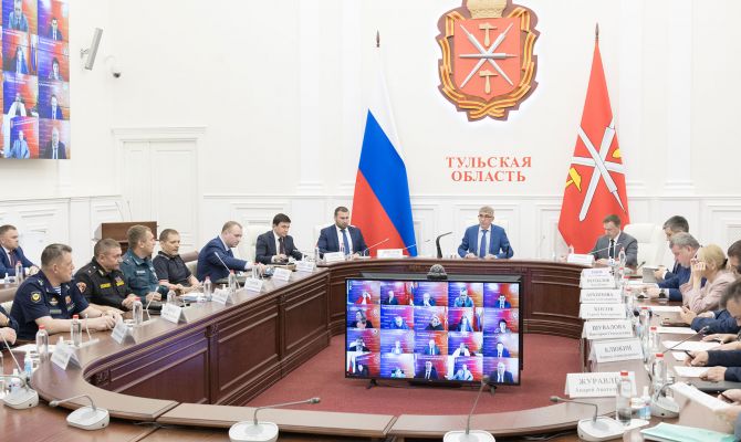В Тульской области прошло внеплановое заседание антитеррористической комиссии