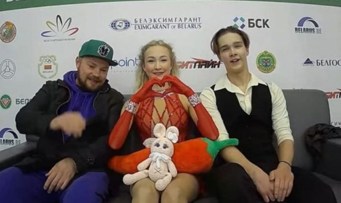 Туляки завоевали серебро II этапа открытого Кубка Белоруссии по фигурному катанию