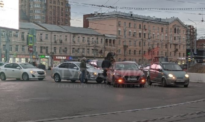 В Туле произошла серия мелких аварий