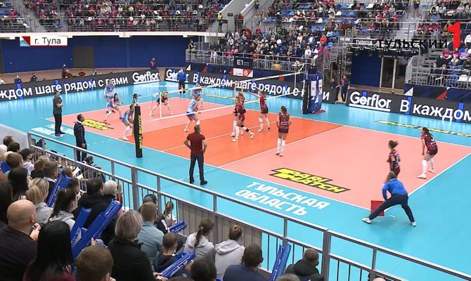 В Туле пройдут матчи лучших волейбольных команд России