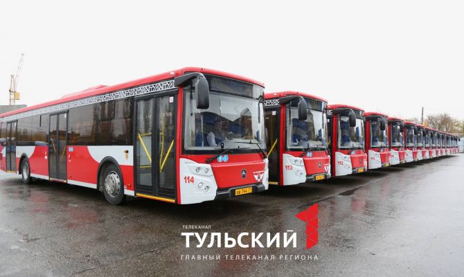 В Тульскую область приедут 30 автобусов из Ульяновска