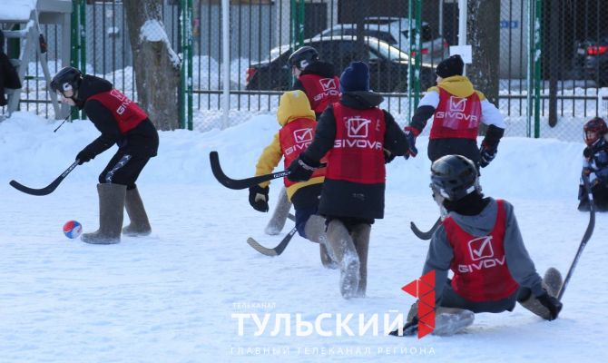 В Тульской области пройдет турнир по хоккею в валенках среди школьников