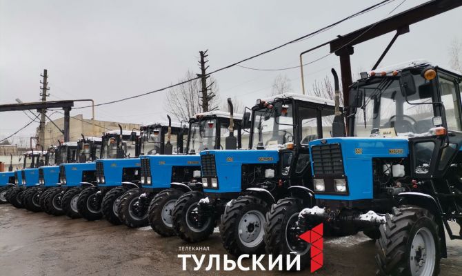 Тульским коммунальщикам передали 35 новых уборочных машин