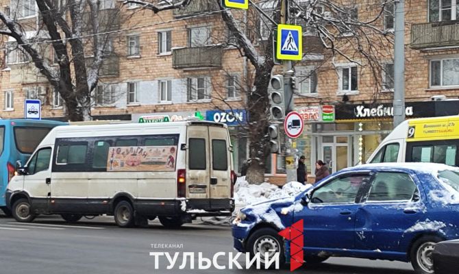 На проспекте Ленина в Туле не работают светофоры