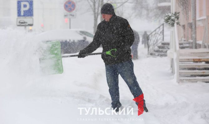 Стало известно, сколько снега выпало в Туле за прошедшую ночь