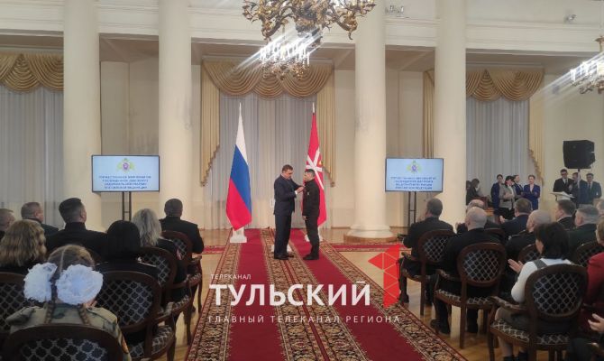 В Туле наградили отличившихся росгвардейцев
