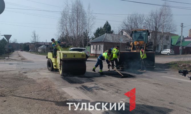 В Туле полностью изменили формат ямочного ремонта дорог
