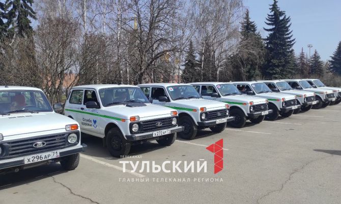Тульским медикам передали 56 новых автомобилей