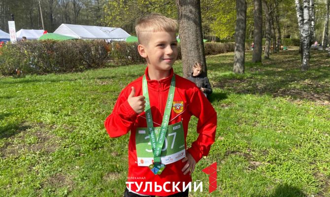 В тульском парке прошел Массовый легкоатлетический забег