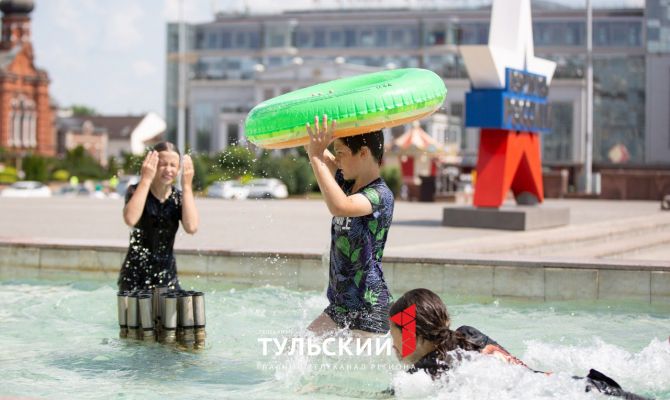 Почему тулякам нельзя купаться в фонтанах