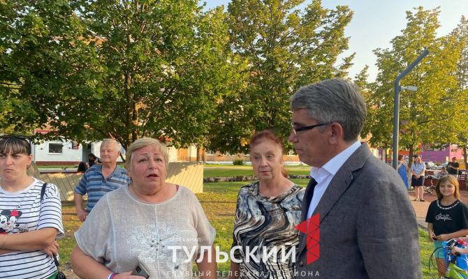 О чем жители Кимовска попросили Дмитрия Миляева