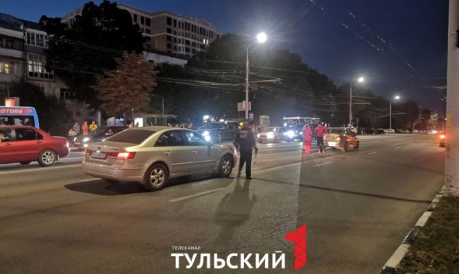 На проспекте Ленина в Туле произошло ДТП
