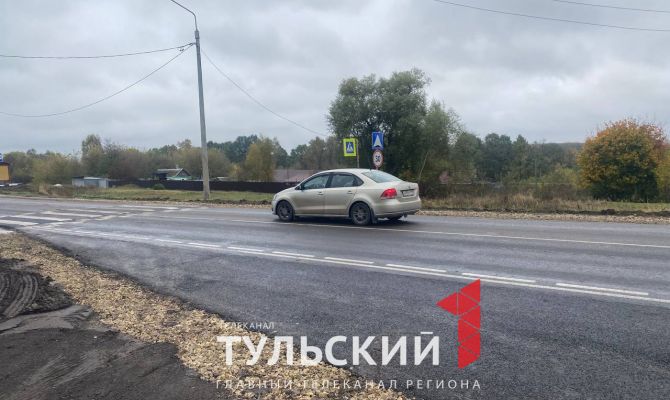 В Богородицке отремонтировали дорогу по методу Маршалла