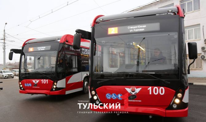 В Туле троллейбусы отвязали от электросетей