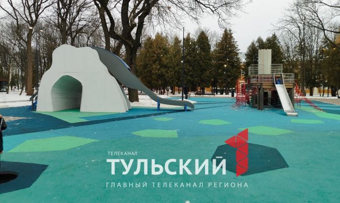 Обновленный центральный парк в Щекине представили Губернатору Дмитрию Миляеву