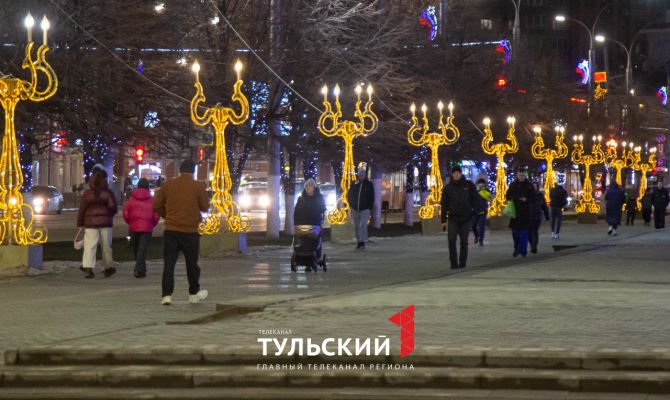 31 декабря в Туле будет до 10 градусов мороза