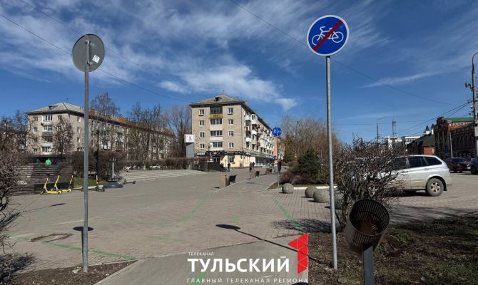 Вдоль веломаршрута "Лев Толстой" в Туле высадят зеленую изгородь