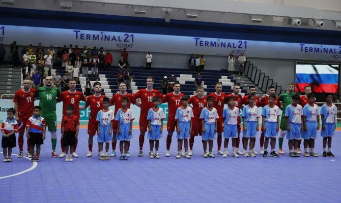 Мужская сборная России по футзалу обыграла команду Ирана со счетом 5:2