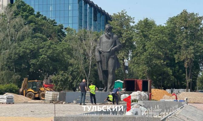 Стало известно, как будет выглядеть сквер имени Толстого в Туле
