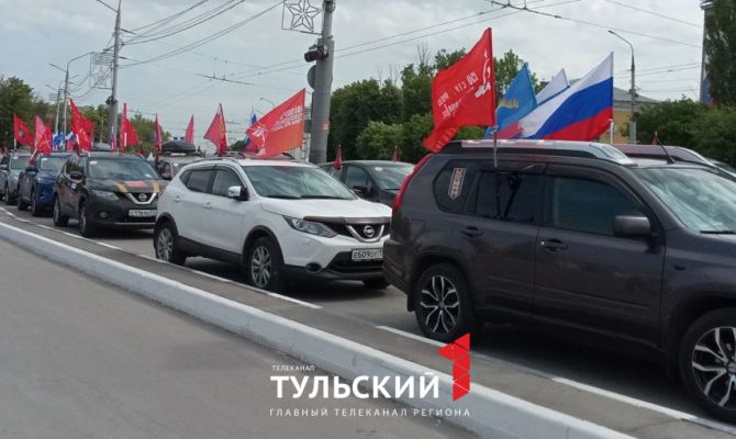 В Туле прошла передача эстафеты огня Памяти из Мурманска