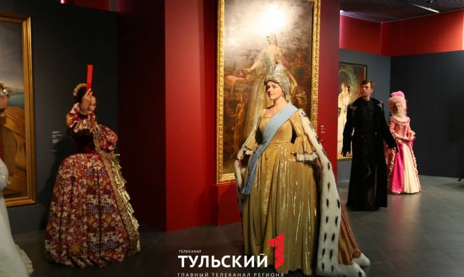 В Тулу привезли портрет Екатерины II из Санкт-Петербурга