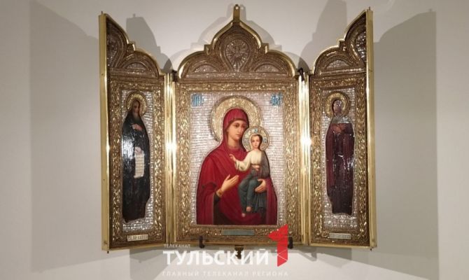 В Тулу привезли походную икону с главной святыней Новодевичьего монастыря