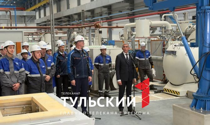 Запуск производства литейного комплекса дал Губернатор Дмитрий Миляев