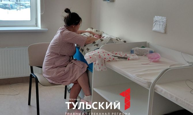 Тулякам показали, как выглядят палаты для партнерских родов