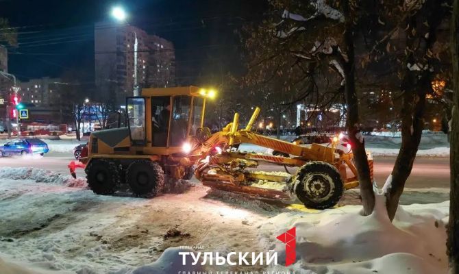 Администрация Тулы рассказала как осуществляется ежедневная уборка города от снега