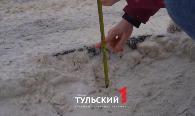 На Восточном обводе в Туле появилась яма-убийца шин