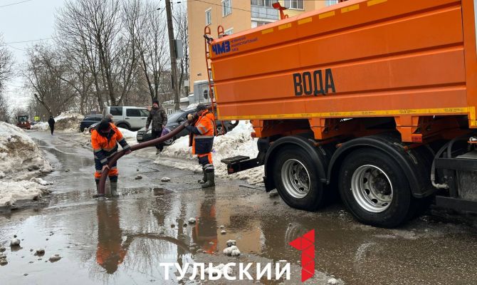 В Туле бригады начали подготовку к паводку 