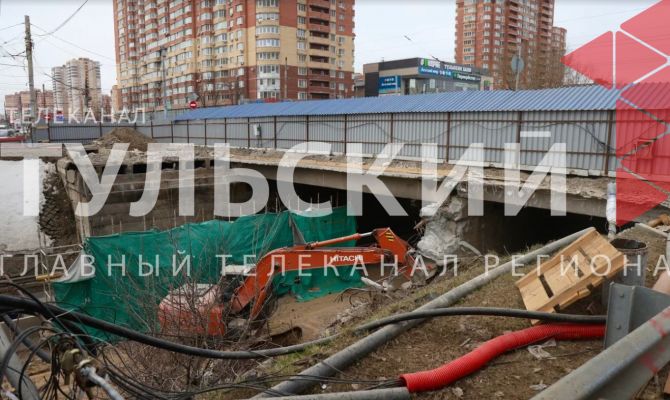 Орловский путепровод в Туле готов наполовину