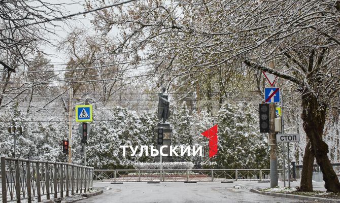 В Туле за ночь выпала половина месячной нормы снега