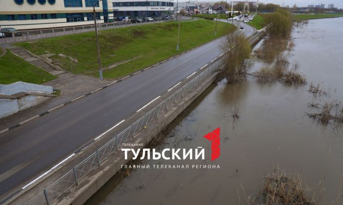 Упа в Туле снова вышла из берегов
