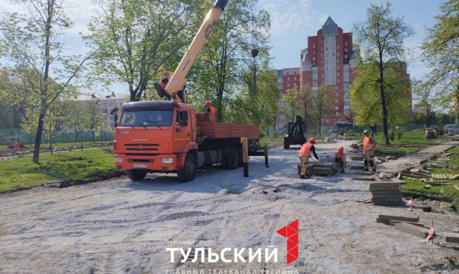 Когда в Туле откроется  новый сквер «Встреча» 